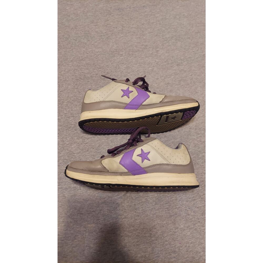 Vintage 1993 Converse All Star (Don't fake the fun)Women Leather Sneakers  Sz 8